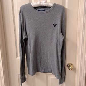 American Eagle Long Sleeve Henley - Size Medium